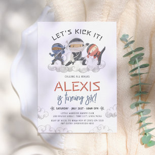 Laten we het schoppen Ninja Warrior Martial Arts V Kaart