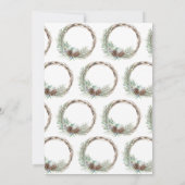 Laten we het seizoensfeest vieren kaart (Achterkant)