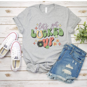 Laten we het sint-Patrick's Day T-shirt opmaken