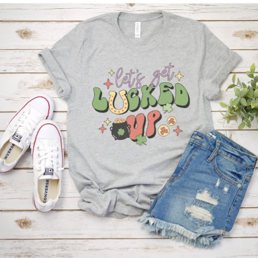 Laten we het sint-Patrick's Day T-shirt opmaken