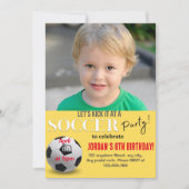 Laten we het Soccer-feest schoppen Kaart (Voorkant)