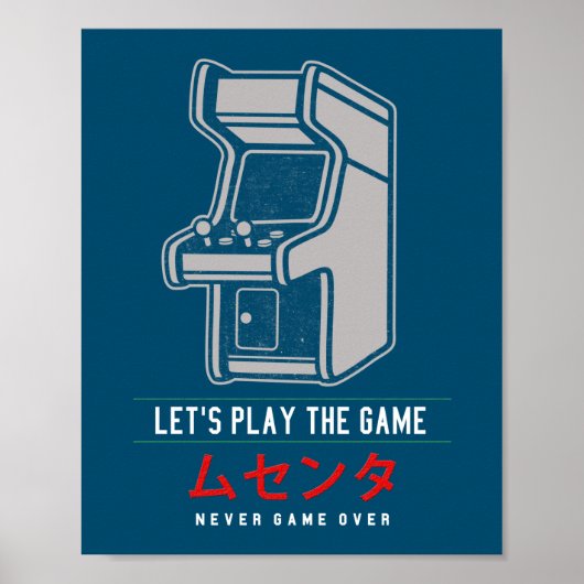 Laten we het spel spelen poster (Voorkant)