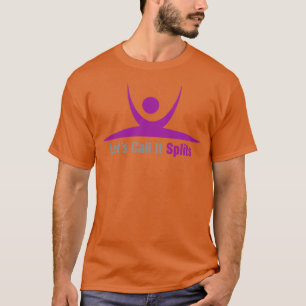Laten we het splitsen Abstracte Hanuman Asana stij T-shirt