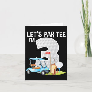 Laten we het T-shirt van de 3 3e verjaardag van de Kaart