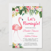 Laten we het tropische Vrijgezellenfeest van Flora Kaart (Voorkant)