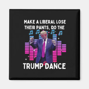 Laten we het Trump Dance doen - Pro Trump Family C Magneet