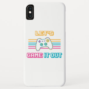 Laten we het uitgamen - Retro stijl Case-Mate iPhone Case