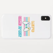 Laten we het uitgamen - Retro stijl Case-Mate iPhone Case (Achterkant (horizontaal))