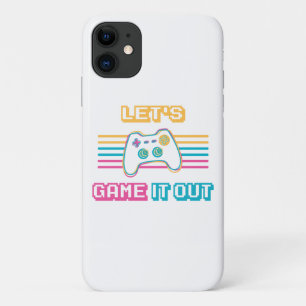 Laten we het uitgamen - Retro stijl Case-Mate iPhone Case