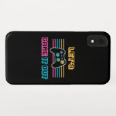 Laten we het uitgamen - Retro stijl Case-Mate iPhone Case (Achterkant (horizontaal))