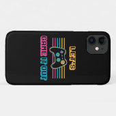 Laten we het uitgamen - Retro stijl Case-Mate iPhone Case (Achterkant (horizontaal))