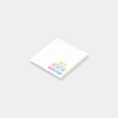 Laten we het uitgamen - Retro stijl Post-it® Notes (Schuin)