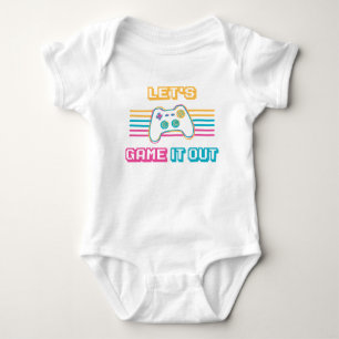 Laten we het uitgamen - Retro stijl Romper