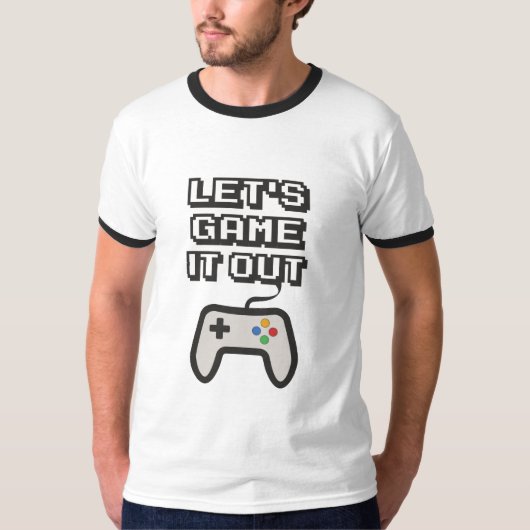 Laten we het uitgamen t-shirt (Voorkant)