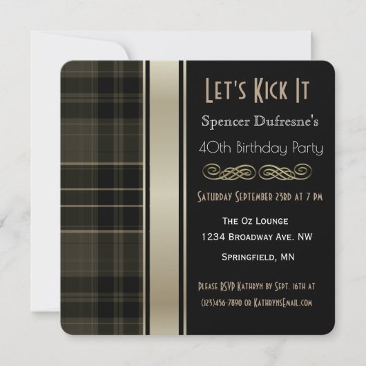 "Laten we het uitnodigen" Kaart (Voorkant)