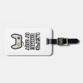 Laten we het uitspelen bagagelabel (Voorkant horizontaal)