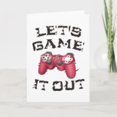 Laten we het uitspelen kaart (Voorkant)