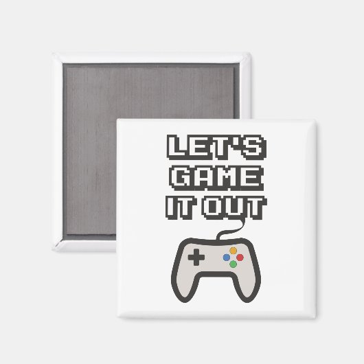 Laten we het uitspelen magneet (Voorkant / Achterkant)