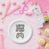 Laten we het uitspelen papieren bordje (Feest)