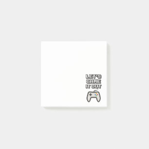 Laten we het uitspelen post-it® notes