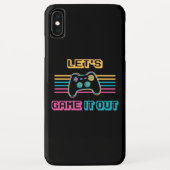 Laten we het uitspelen - Retrostijl Case-Mate iPhone Case (Achterkant)