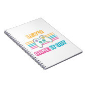 Laten we het uitspelen - Retrostijl Notitieboek (Rechterzijde)