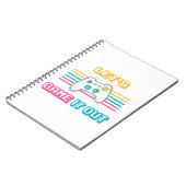 Laten we het uitspelen - Retrostijl Notitieboek (Linkerzijde)