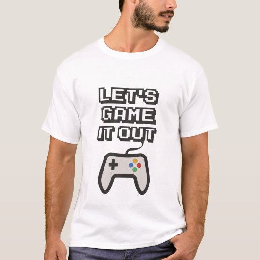 Laten we het uitspelen t-shirt (Voorkant)