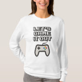 Laten we het uitspelen t-shirt (Voorkant)