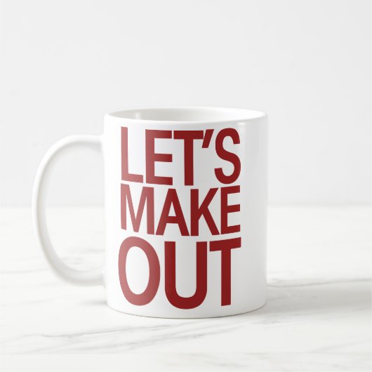 Laten we het uitzoeken koffiemok (Links)