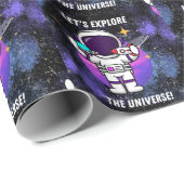 Laten we het universum verkennen cadeaupapier (Rol Hoek)