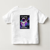 Laten we het universum verkennen kinder shirts (Achterkant)