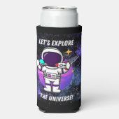 Laten we het universum verkennen seltzer blikjeskoeler (Seltzer Achterkant)