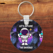 Laten we het universum verkennen sleutelhanger (Voorkant)