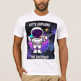 LATEN WE HET UNIVERSUM VERKENNEN T-SHIRT