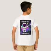 Laten we het universum verkennen t-shirt (Achterkant volledig)