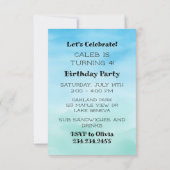 Laten we het verjaardagsfeestje van Axolotl Boy vi (Achterkant)