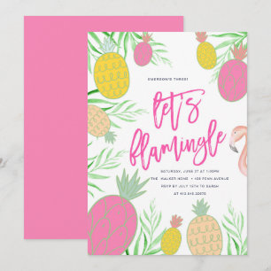 Laten we het verjaardagsfeestje van de ananas vier kaart