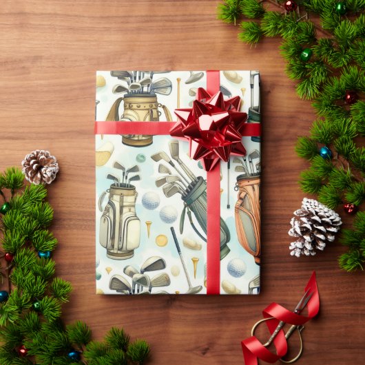 Laten we het vieren met een golffeest cadeaupapier (Feestdagen Geschenken)