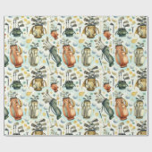 Laten we het vieren met een golffeest cadeaupapier (Vlak)