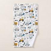 Laten we het voertuigpatroon verplaatsen bad handdoek (Handdoek)