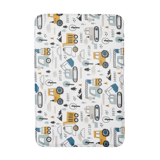 Laten we het voertuigpatroon verplaatsen badmat (Voorkant Verticaal)