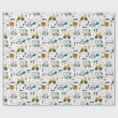 Laten we het voertuigpatroon verplaatsen cadeaupapier (Vlak)