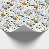 Laten we het voertuigpatroon verplaatsen cadeaupapier (Hoek)