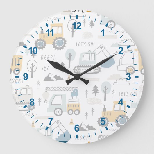 Laten we het voertuigpatroon verplaatsen grote klok (Voorkant)