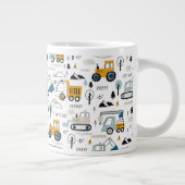 Laten we het voertuigpatroon verplaatsen grote koffiekop (Rechts)