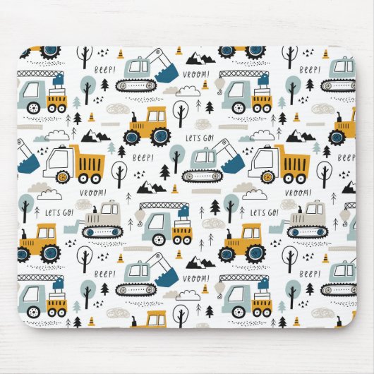 Laten we het voertuigpatroon verplaatsen muismat (Voorkant)