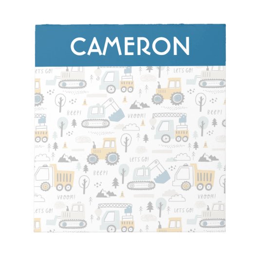 Laten we het voertuigpatroon verplaatsen notitieblok (Voorkant)