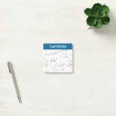 Laten we het voertuigpatroon verplaatsen post-it® notes (Kantoor)