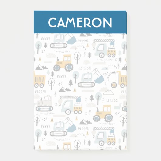 Laten we het voertuigpatroon verplaatsen post-it® notes (Voorkant)